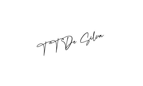 T T De Silva name signature